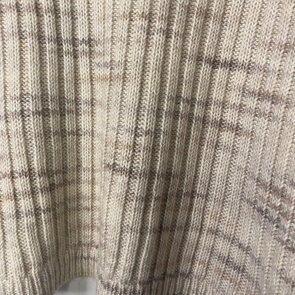 Lucky Brand Brown Cropped Long Sleeve Fall Sweater Size Medium Boxy - Picture 4 of 12